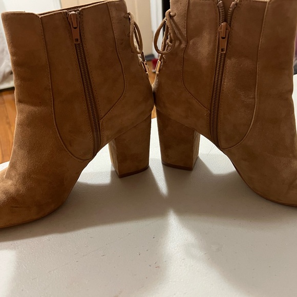 Aldo Brown Lace-Up Suede Boots - Picture 2 of 12